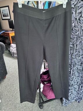 Style & Co. Women Black Straight-Leg Dress Pants